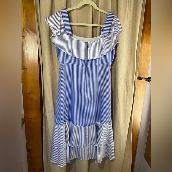 NWT J. Crew Cold Shoulder Silk Dress - Picture 5 of 16